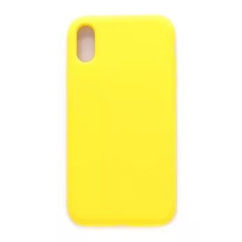 Evelatus Apple iPhone Xs Premium Θήκη Σιλικόνης Soft Touch Ανοιχτό Κίτρινο