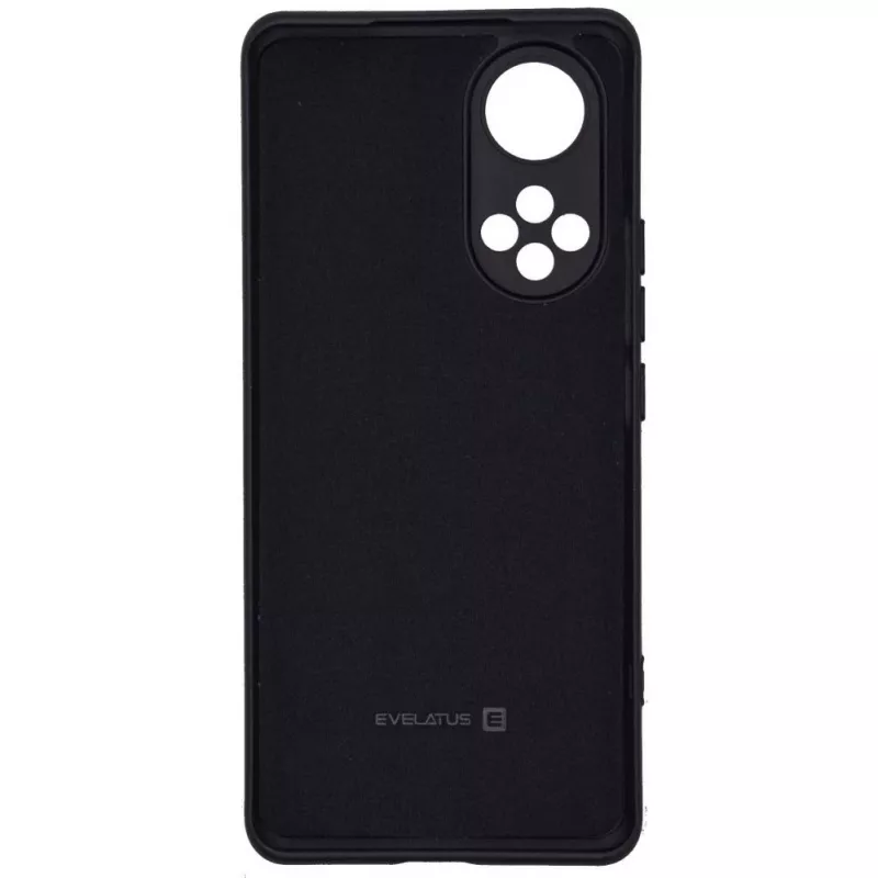 Evelatus Huawei Nova 9 Θήκη Nano Silicone Soft Touch TPU Μαύρο