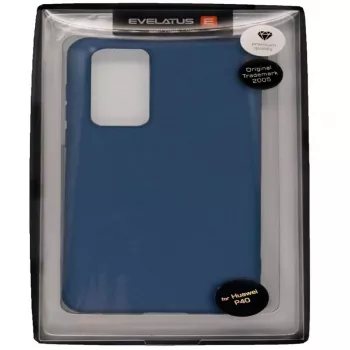 Evelatus Θήκη Soft Touch Silicone για Huawei P40 Μπλε