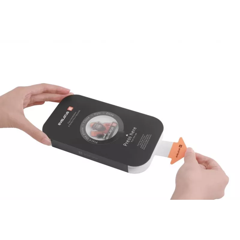 Evelatus iPhone 18 Pro Max Flip Glass Magic Easy Install Box Μεμβράνη Προστασίας Οθόνης Μαύρη