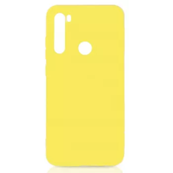 Evelatus Θήκη Σιλικόνης Nano για Xiaomi Redmi Note 8 / Redmi Note 8 2021, Soft Touch TPU, Κίτρινο