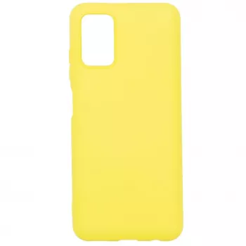 Evelatus Samsung Galaxy A03s Soft Touch Θήκη Σιλικόνης Κίτρινο