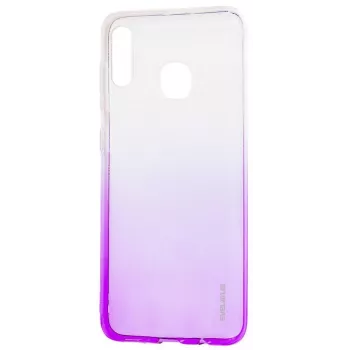 Evelatus Samsung Galaxy A20e Gradient Θήκη TPU Μωβ