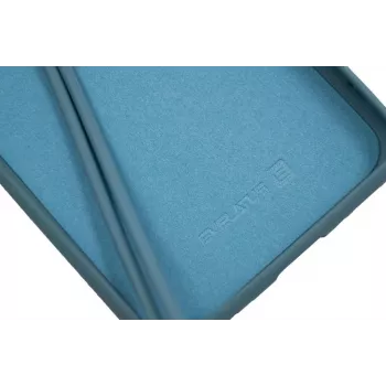 Evelatus θήκη σιλικόνης Soft Touch με λουράκι για Samsung Galaxy A20e μπλε