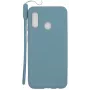 Evelatus θήκη σιλικόνης Soft Touch με λουράκι για Samsung Galaxy A20e μπλε