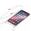 Evelatus Samsung Galaxy A30s Θήκη με Σχοινί Λευκό Ρίγες Διάφανο