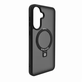 Evelatus Θήκη Shield για Samsung Galaxy A57 με MagSafe & βάση ματ δακτύλιος μαύρο
