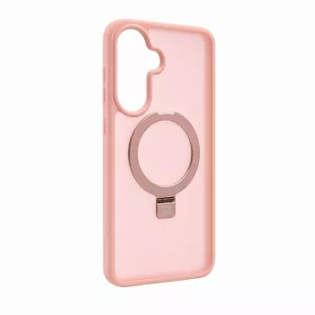 Evelatus Θήκη Shield για Samsung Galaxy A57 με MagSafe & Βάση Ματ Ring Ανοιχτό Ροζ