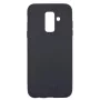 Evelatus Θήκη από νανο σιλικόνη Soft Touch TPU για Samsung Galaxy A6 Plus 2018 Μαύρο