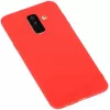 Evelatus Samsung Galaxy A6 Plus 2018 Nano Silicone Θήκη Soft Touch TPU Κόκκινο