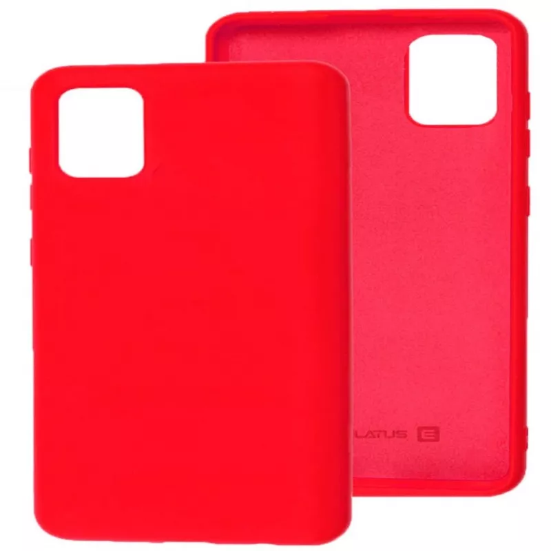 Evelatus Samsung Galaxy A71 Nano θήκη σιλικόνης Soft Touch TPU κόκκινη
