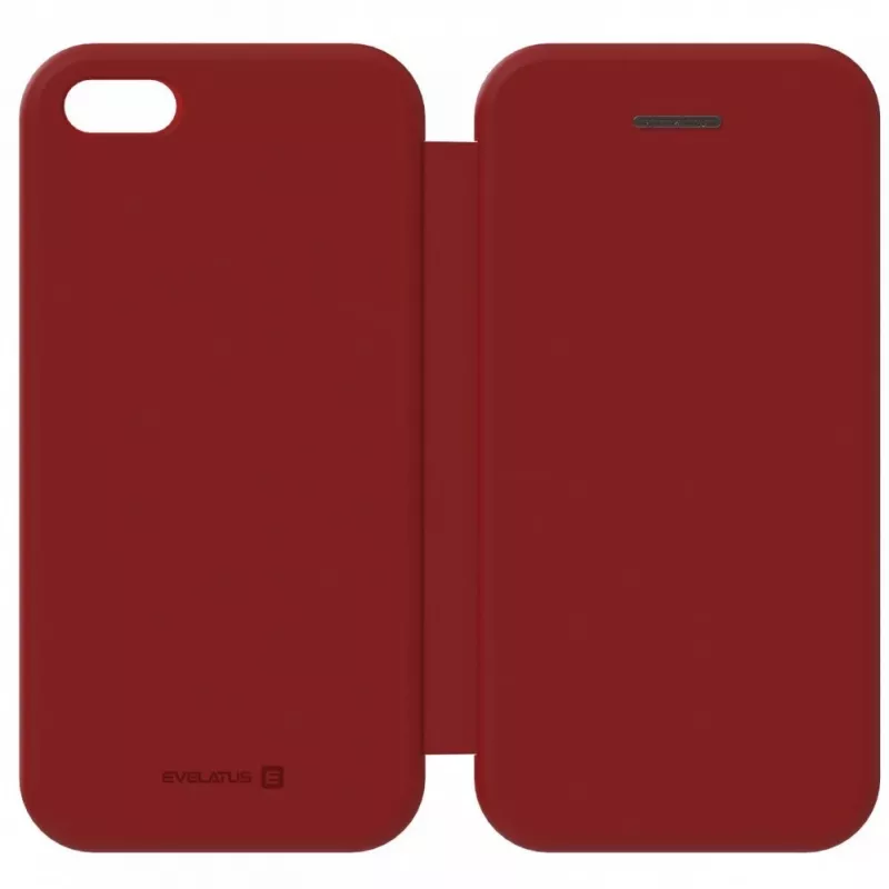 Evelatus Samsung Galaxy J4 Plus θήκη βιβλίου κόκκινο κρασί