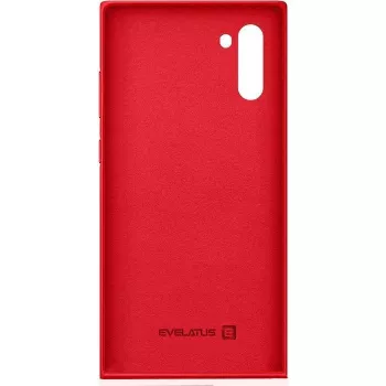 Evelatus Θήκη από νανο σιλικόνη Soft Touch TPU για Samsung Galaxy Note 10 Κόκκινο