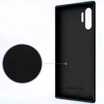 Evelatus Samsung Galaxy Note 10 Plus Premium Soft Touch Θήκη σιλικόνης Μαύρο
