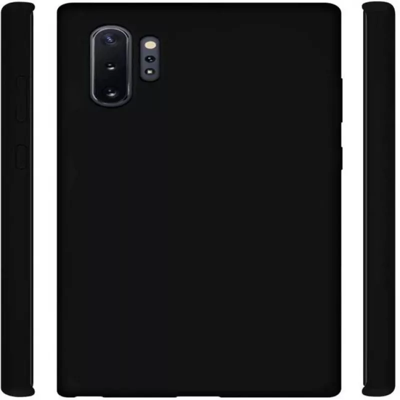 Evelatus Samsung Galaxy Note 10 Plus Premium Soft Touch Θήκη σιλικόνης Μαύρο