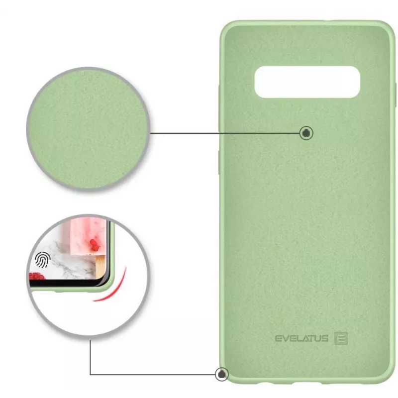 Evelatus Samsung Galaxy S10+ Nano Θήκη Σιλικόνης Soft Touch TPU Mint