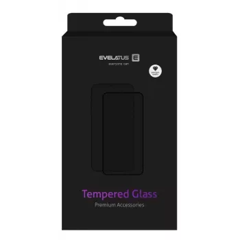 Evelatus Samsung Galaxy S10 Plus 3D Curved γυαλί προστασίας οθόνης με υποστήριξη υπερηχητικού αισθητήρα δακτυλικών αποτυπωμάτων - μαύρο