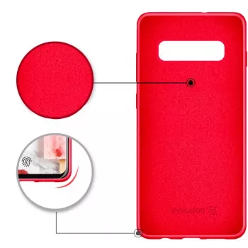 Evelatus Samsung Galaxy S10 Plus μαλακή θήκη σιλικόνης κόκκινο