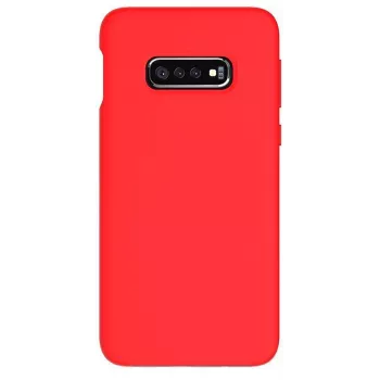 Evelatus Samsung Galaxy S10e Nano Silicone Θήκη Soft Touch TPU Κόκκινο
