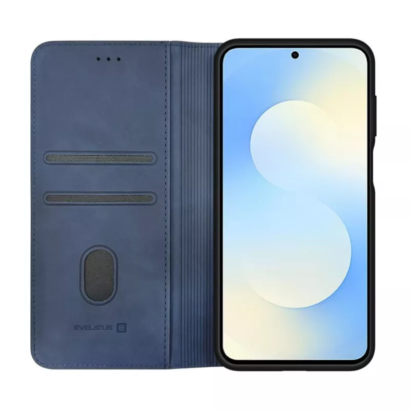 Evelatus θήκη βιβλίου Samsung Galaxy S26 FE μπλε