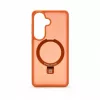 Evelatus Samsung Galaxy S26 Shield Θήκη με MagSafe & Βάση Ματ Ring Πορτοκαλί
