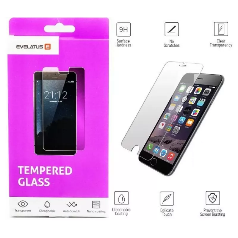 Evelatus Samsung Galaxy S6 Edge Μαύρο Mid Frame Ανταλλακτικό
