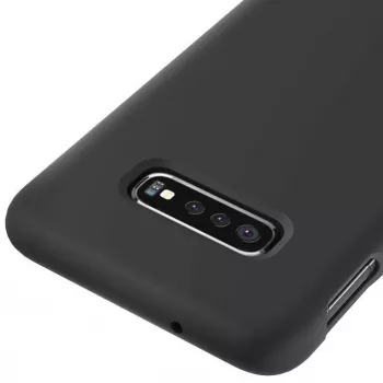 Evelatus Samsung S10e Premium Soft Touch Θήκη σιλικόνης Μαύρη