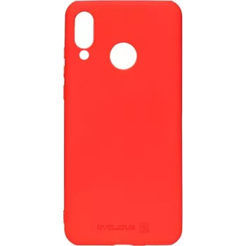 EVELATUS Θήκη Σιλικόνης για Huawei P20 lite - Κόκκινο