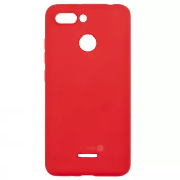 Evelatus Xiaomi Redmi 6 Θήκη Σιλικόνης Nano Soft Touch TPU Κόκκινο