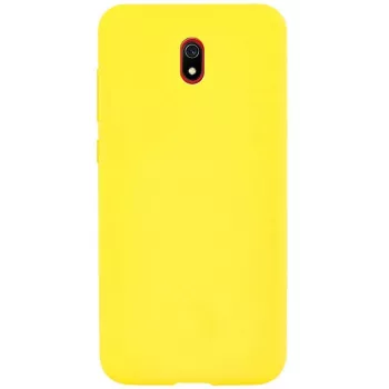 Evelatus Xiaomi Redmi 8A Nano θήκη σιλικόνης Soft Touch TPU κίτρινο