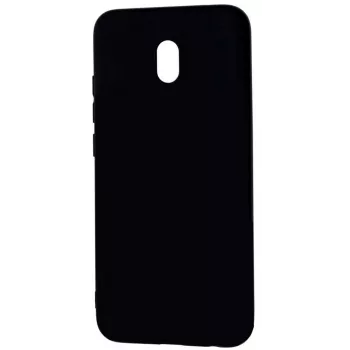 Evelatus Xiaomi Redmi 8a Soft Touch Σιλικονούχα Προστατευτική Θήκη Μαύρη