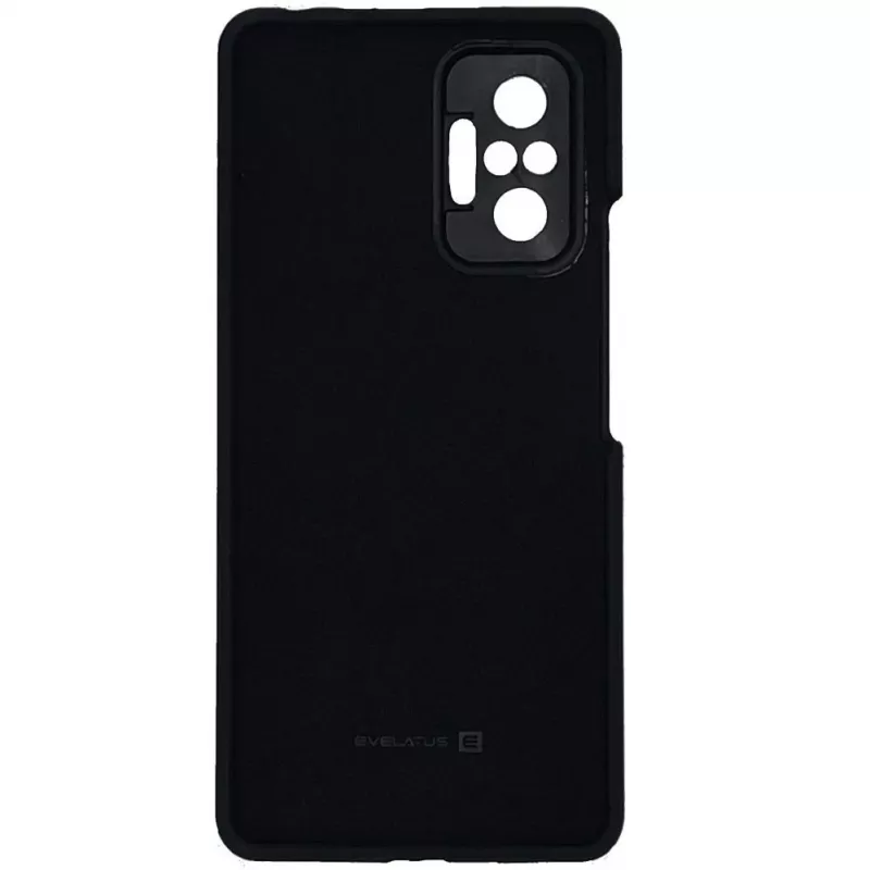 Evelatus Xiaomi Redmi Note 10 Pro Premium Θήκη σιλικόνης Soft Touch Μαύρη