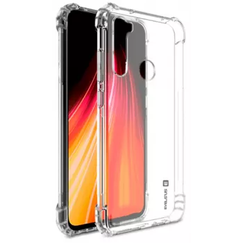 Evelatus Xiaomi Redmi Note 8 / Redmi Note 8 2021 Στρατιωτική Αντι-Κραδασμική Θήκη Σιλικόνης TPU Διαφανές