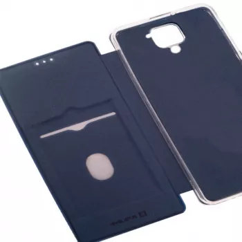 Evelatus Xiaomi Redmi Note 9 Θήκη βιβλίου σκούρο μπλε