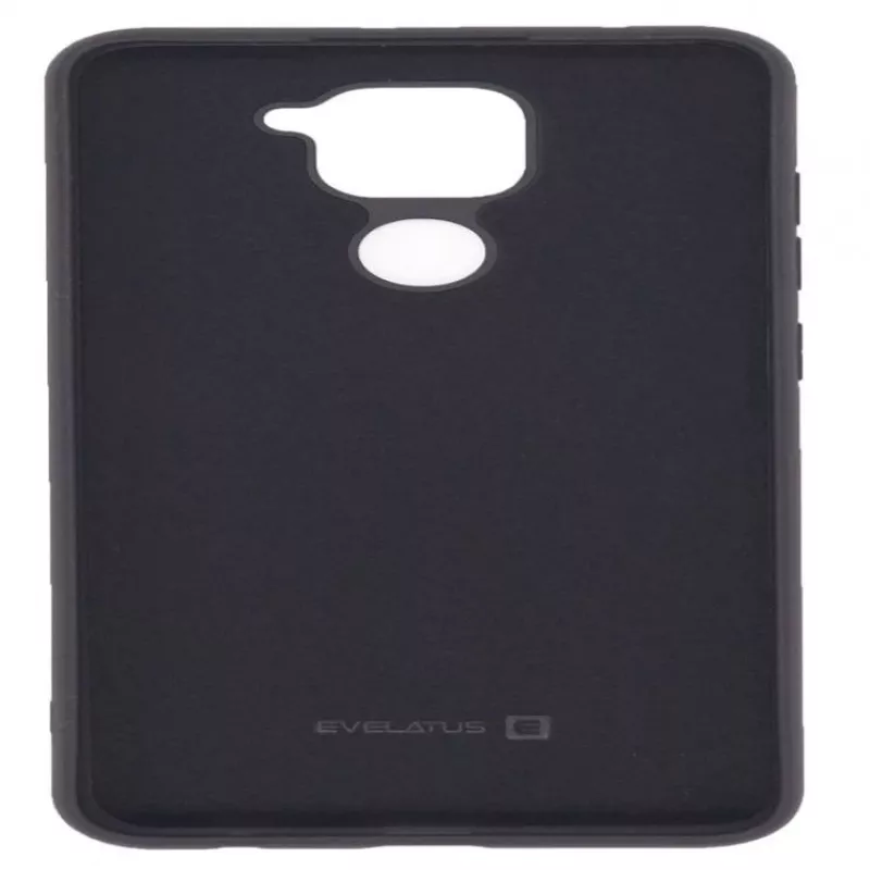 Evelatus Xiaomi Redmi Note 9 Θήκη Σιλικόνης Nano Soft Touch TPU Μαύρο