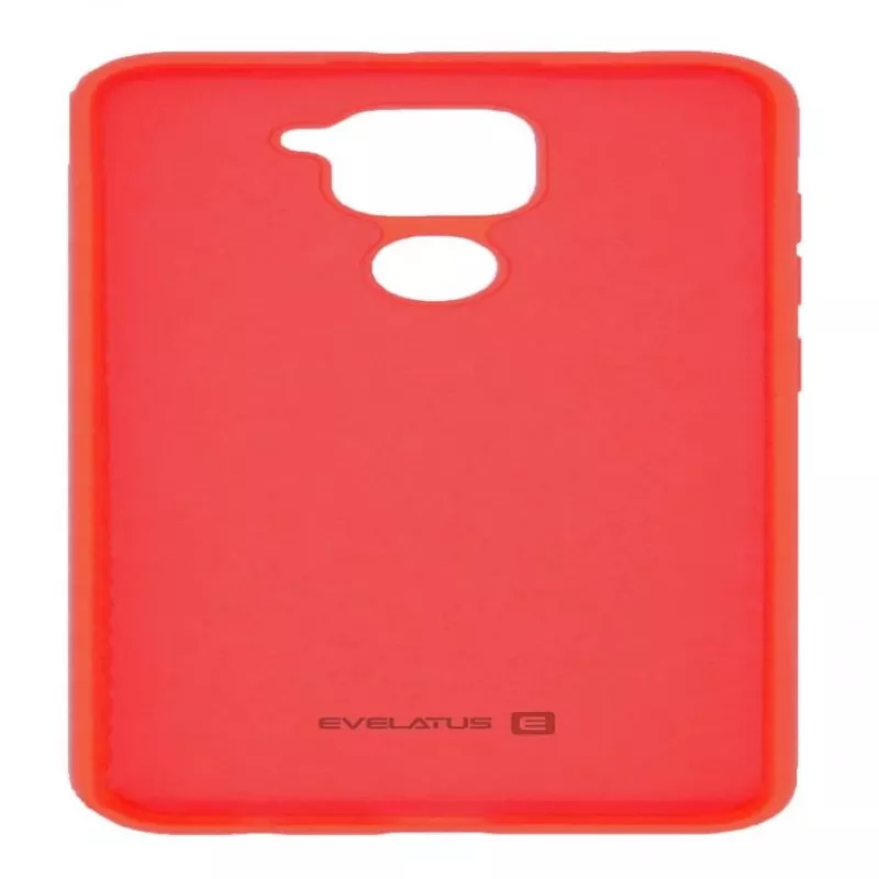 Evelatus Xiaomi Redmi Note 9 θήκη Nano Silicone Soft Touch TPU κόκκινη