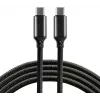 everActive CBB-1PD3 Καλώδιο USB-C σε USB-C 1m PD 60W 3A Μαύρο