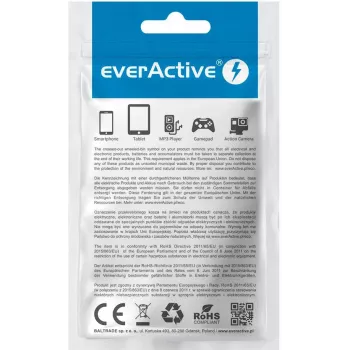everActive CBB-2PDR καλώδιο USB-C σε USB-C RGB LED πλεκτό 2m 3A 60W μαύρο