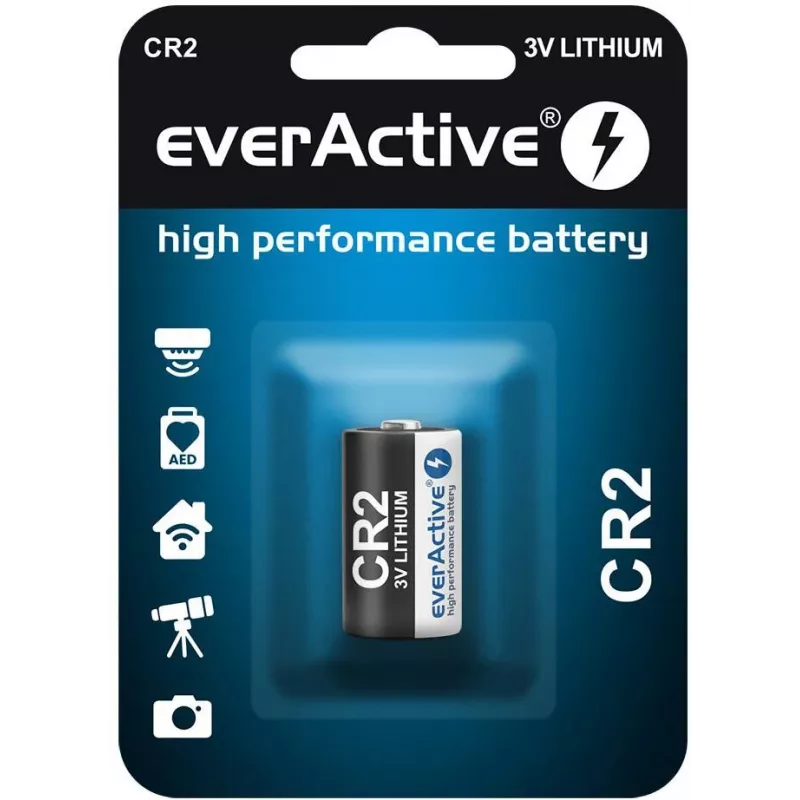 everActive μπαταρία λιθίου CR2 3V 850mAh (συσκευασία 1 τεμ. blister)
