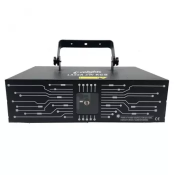 EVOLIGHTS LASER 3W RGB επαγγελματικό φωτιστικό λέιζερ σκηνής