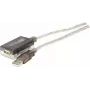 Exertis Connect 149213 καλώδιο USB 2.0 Type-A σε Type-B, 1,8m, γκρι/διαφανές