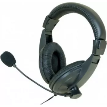 Exertis Connect ενσύρματο headset over-ear με μικρόφωνο - μαύρο (059203)