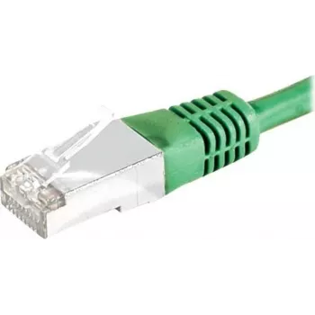 EXERTIS CONNECT S/FTP Cat.6 Καλώδιο patch, PiMF, πράσινο, 20 m, Slim Snagless Boot 856926