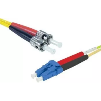 EXERTIS CONNECT ST/UPC σε LC/UPC Single-Mode Duplex OS2 LSZH Καλώδιο patch οπτικών ινών, 3m, κίτρινο