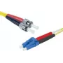 EXERTIS CONNECT ST/UPC σε LC/UPC Single-Mode Duplex OS2 LSZH Καλώδιο patch οπτικών ινών, 3m, κίτρινο