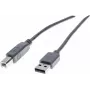 Exertis Connect καλώδιο USB 2.0 A σε B, 60 cm, γκρι 532406