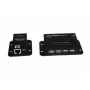 EXSYS EX-1446 Κιτ επέκτασης Gigabit Ethernet μέσω καλωδίου χαλκού 2 συρμάτων, 1200 m εμβέλεια, VDSL2, Μεταλλικό κουτί, Μαύρο