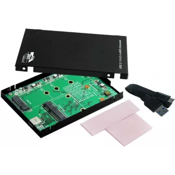 EXSYS EX-3672 USB 3.0 θήκη 2,5 ιντσών SATA HDD/SSD - μαύρη