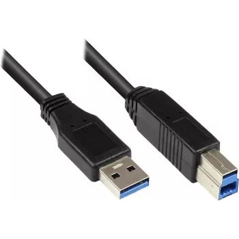 EXSYS EX-K1505 Καλώδιο USB 3.2 Gen 1, USB-A σε USB-C, 3 m, Μαύρο