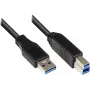 EXSYS EX-K1506 USB 3.2 Gen 1 καλώδιο, 5 m, USB-A σε USB-B, μαύρο